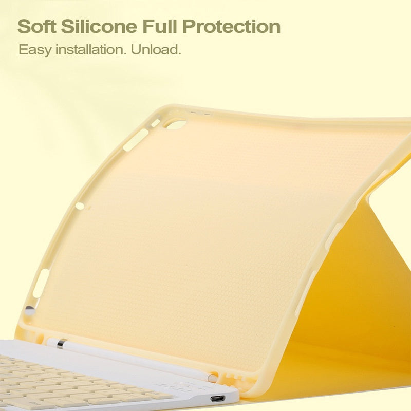 Capa de Teclado para Samsung Galaxy Tab A7 A8 A9 + Plus S7 S8 S7 FE S7 Plus S8 Plus S6 Lite 10.4 2020 2022 2024 Capa de