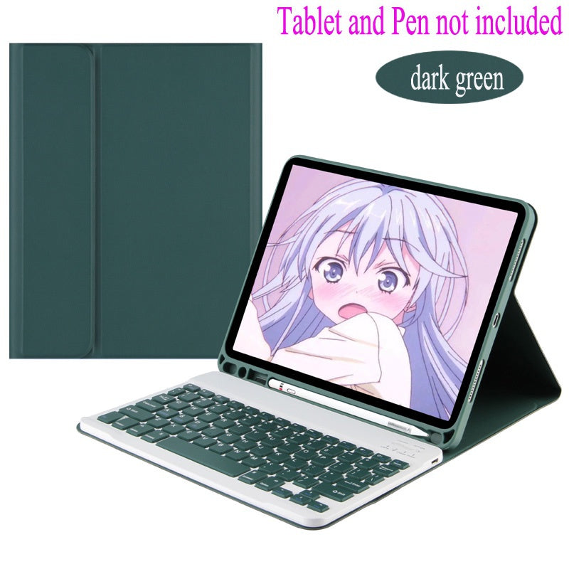 Capa de teclado para Galaxy Tab A8, para Samsung Galaxy Tab A8 10.5 2021 SM-X200 SM-X205 A9 + Plus SM-X210/X216B/X218U,