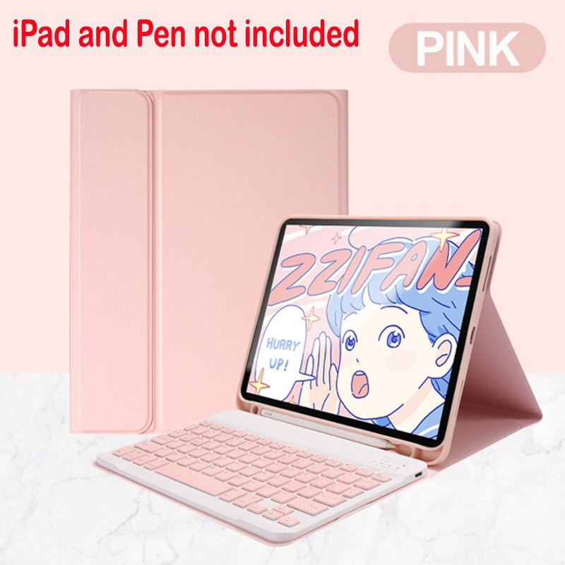 Capa Do Teclado Para iPad 9.7 10.2 5a 6a 7a 8a 9a Geração 10a 10.9‘’ Air 3 4 5 11 2024 Pro 11 mouse Sem Fio Bluetooth