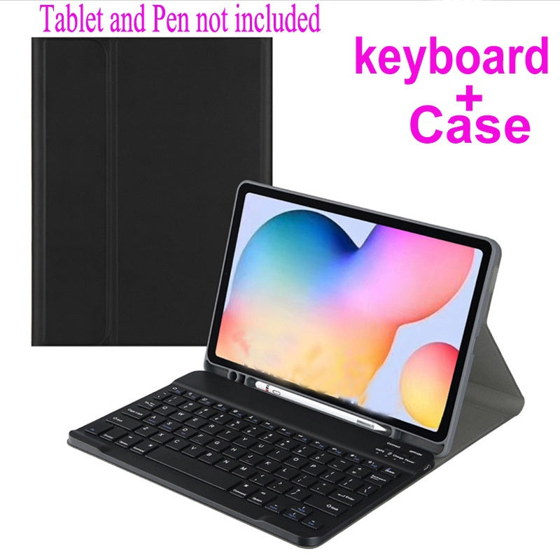 Capa de teclado para Samsung Galaxy Tab A8 LTE 10.5 ''2022 SM-X200 SM-X205 X207, capa magnética destacável, teclado sem