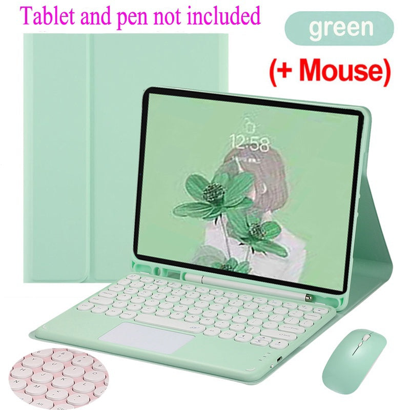 Capa com Teclado Touchpad para Samsung Galaxy Tab A7 10.4 SM-T500 SM-505 A8 10.5 A9 + Plus 11, Teclado Bluetooth com Tou