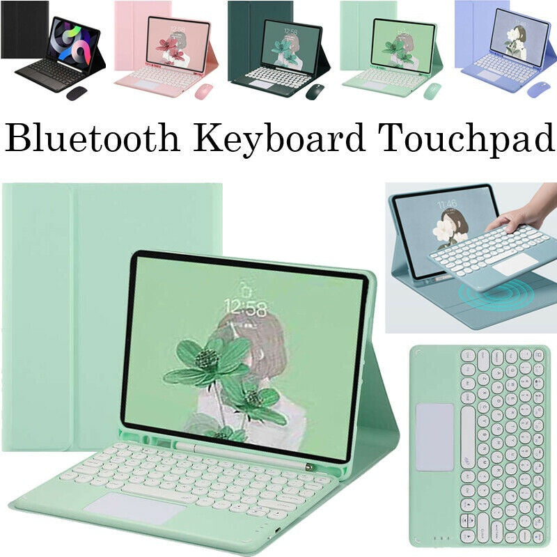 Capa de teclado para Samsung Galaxy Tab S6 Lite 10.4 2020 2022 2024 A8 10.5" X200 X205 X207 A7 10.4" 2020 SM-T500 T505 c