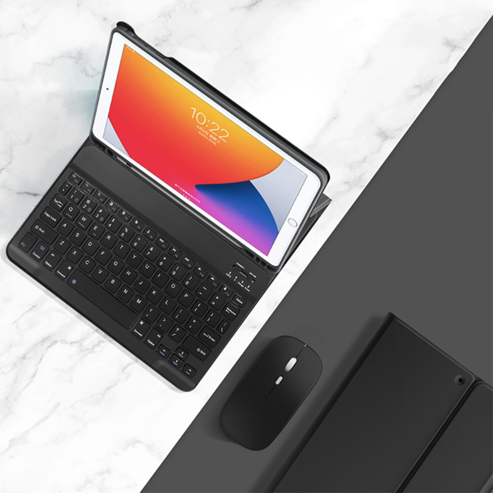 Capa com Teclado para iPad 10 10.9" 2022 Air 5 Air 4 Pro 11 10.5 9.7 Capa de Teclado Bluetooth para iPad 7ª 8ª 9ª Geraçã