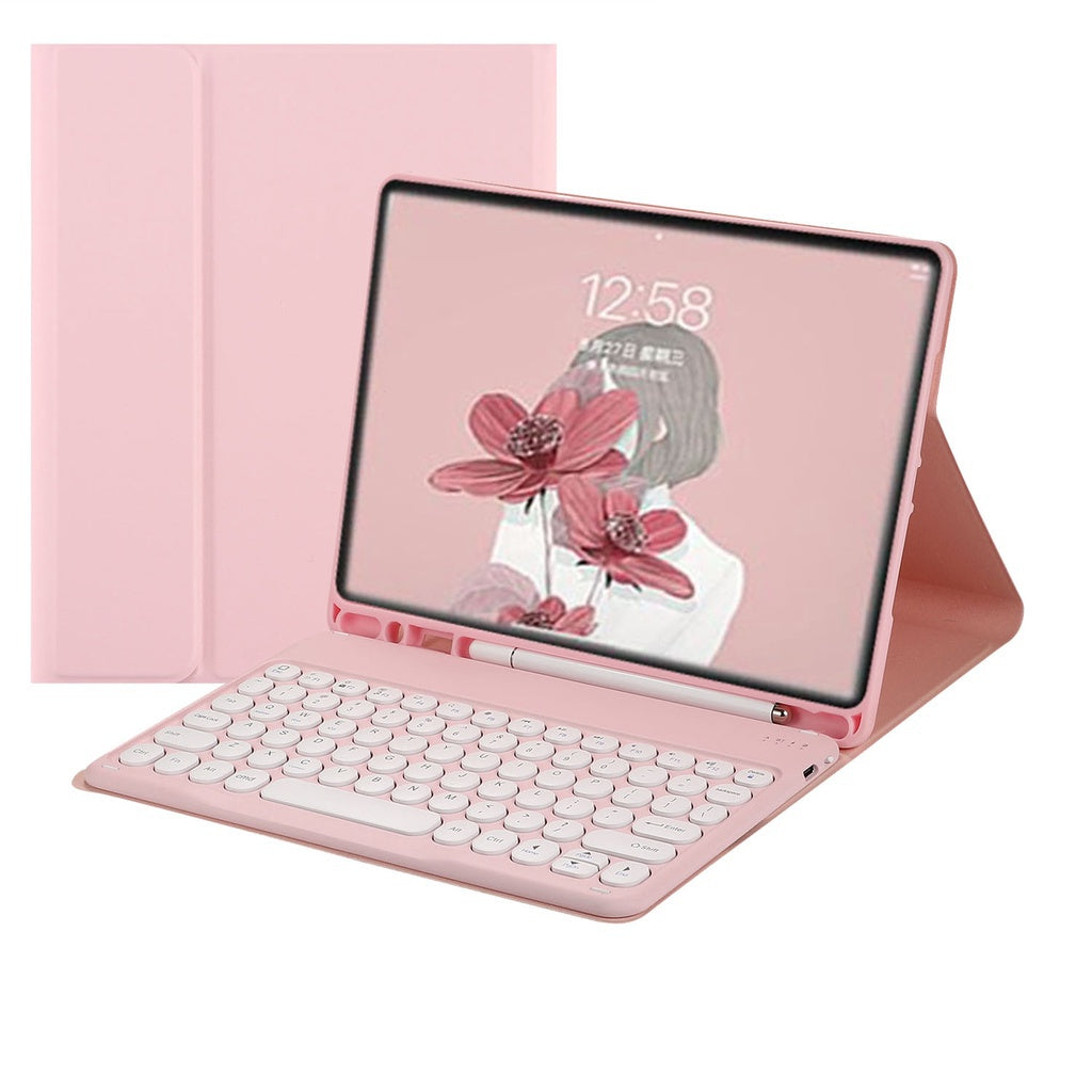 Teclado e mouse sem fio Bluetooth para Samsung Galaxy Tab A8 10,5 polegadas 2021 2022 Compatível com SM-X200 SM-X205 X20