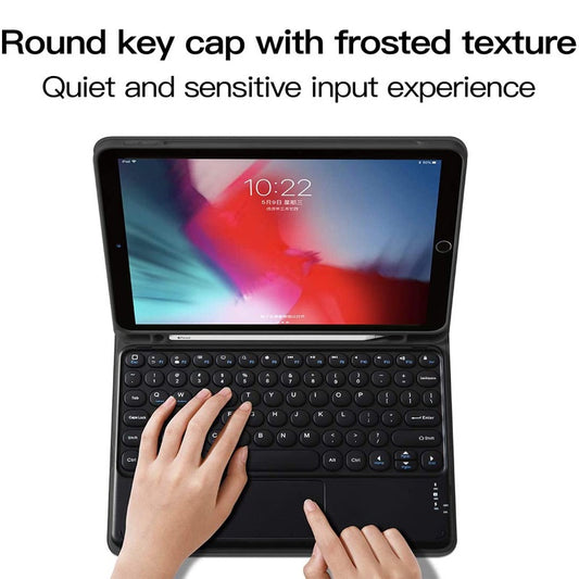 Capa com Teclado Touchpad para Samsung Galaxy Tab A7 10.4 SM-T500 SM-505 A8 10.5 A9 + Plus 11, Teclado Bluetooth com Tou