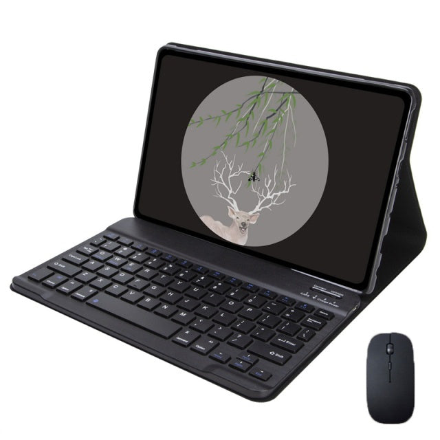 Capa de Teclado Sem Fio para Samsung Galaxy Tab A9 + Plus SM-X210/X216B/X218U Capa de Teclado Bluetooth Destacável Magné
