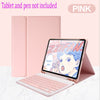 Capa com Teclado para iPad Mini 1 2 3 4 5 6 Teclado Bluetooth Sem Fio Destacável Magneticamente Capa de Couro Slim com S