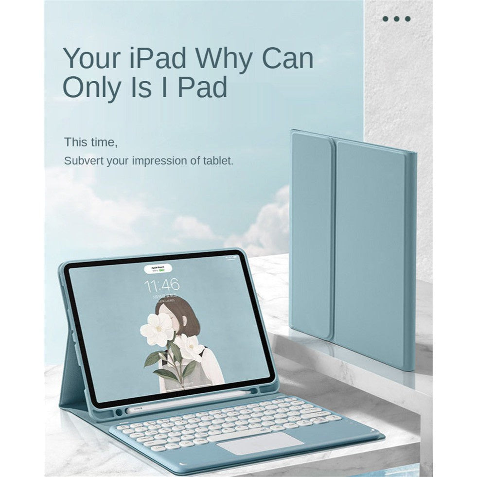 Teclado com Capa para iPad Pro 11 polegadas 2018 2020 2021 2024 Teclado Bluetooth Sem Fio Magnético Destacável Capa de M