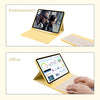 Capa de Couro com Teclado para iPad 9 10.2 7ª 8ª Air 4/5 10.9 iPad 10 2022 Capa de Teclado Bluetooth para iPad Pro 11 9.