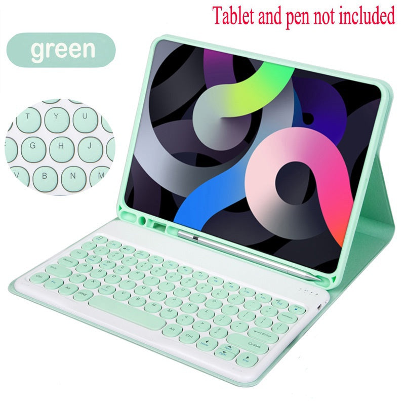 Capa De Teclado Para Samsung Galaxy Tab S6 Lite 10.4 2024 P620 2022 2020 A7 A8 A9 Plus S9 S9 FE Sem Fio Bluetooth mouse