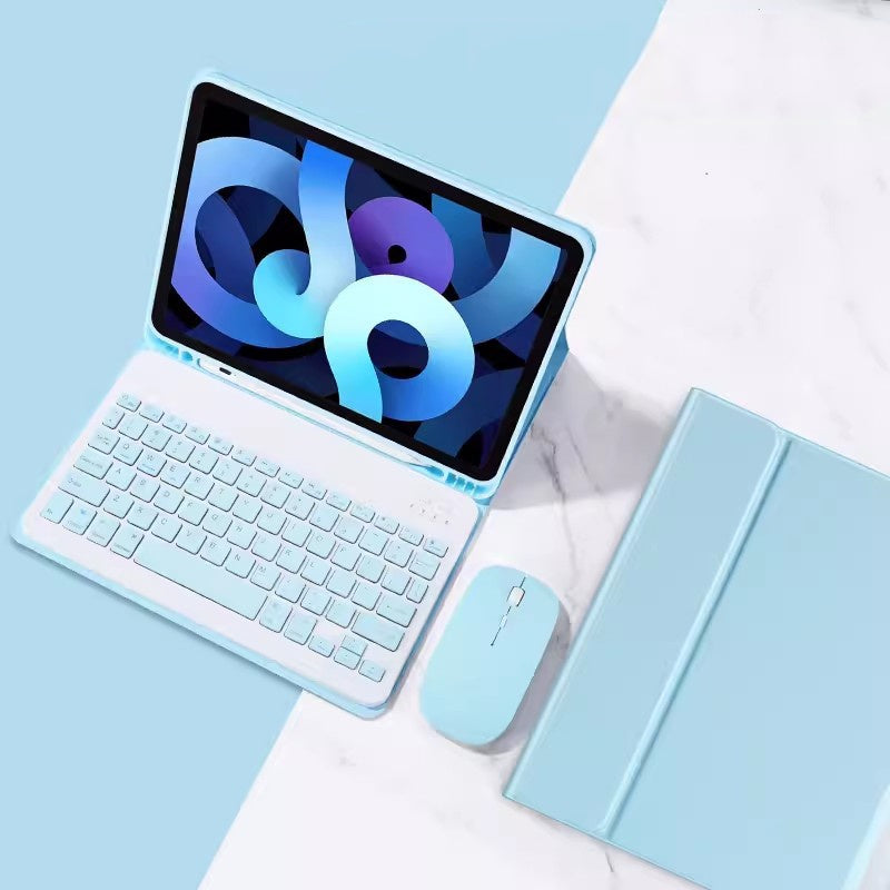 Teclado e Mouse Bluetooth sem fio para Samsung Galaxy Tab A9 2023 8,7 polegadas SM-X110 X115 A9 Plus 11 polegadas SM-X21