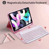 Capa com Teclado para iPad 10 10.9" 2022 Air 5 Air 4 Pro 11 10.5 9.7 Capa de Teclado Bluetooth para iPad 7ª 8ª 9ª Geraçã