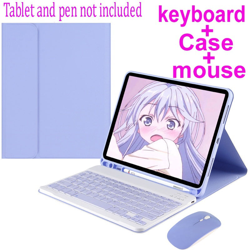 Capa de teclado para Samsung Galaxy Tab A8 LTE 10.5 ''2022 SM-X200 SM-X205 X207, capa magnética destacável, teclado sem