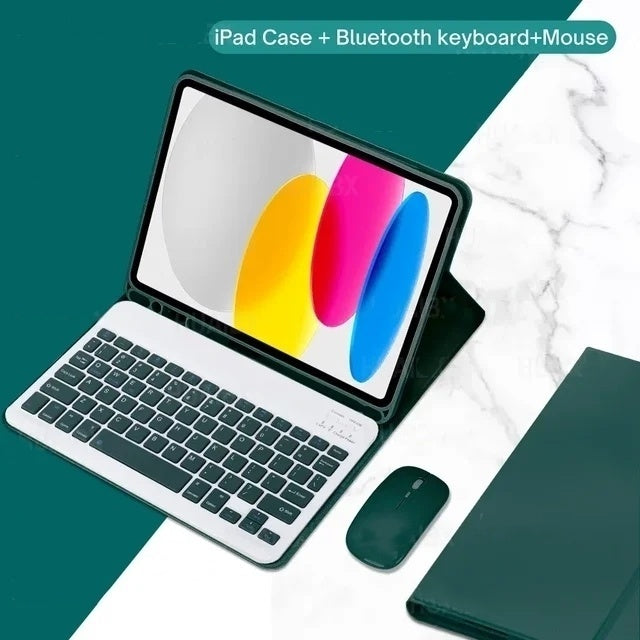 Capa para iPad 10 2022 7ª 8ª 9ª Geração 10.2 iPad 5ª 6ª 9.7 Pro 11 10.5 Air 4 5 10.9 Polegadas Capa Magnética Sem Fio Bl