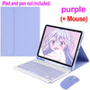 Capa Do Teclado Para iPad 9.7 10.2 5a 6a 7a 8a 9a Geração 10a 10.9‘’ Air 3 4 5 11 2024 Pro 11 mouse Sem Fio Bluetooth