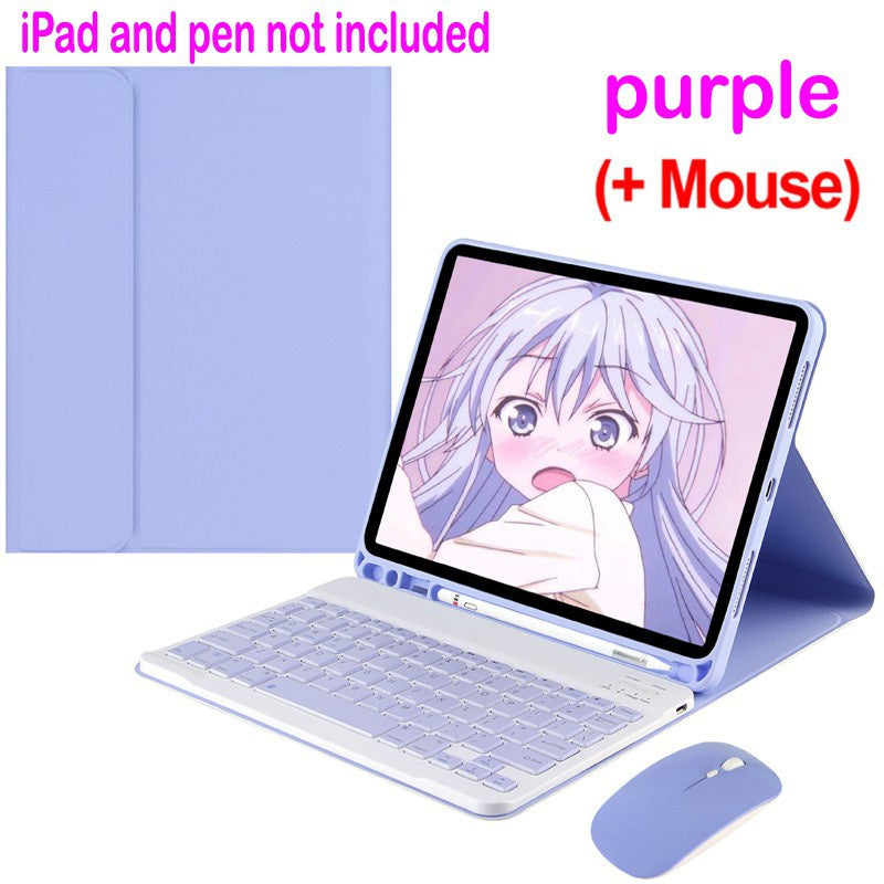 Capa Do Teclado Para iPad 9.7 10.2 5a 6a 7a 8a 9a Geração 10a 10.9‘’ Air 3 4 5 11 2024 Pro 11 mouse Sem Fio Bluetooth