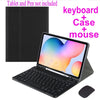 Capa de teclado para Samsung Galaxy Tab A8 LTE 10.5 ''2022 SM-X200 SM-X205 X207, capa magnética destacável, teclado sem