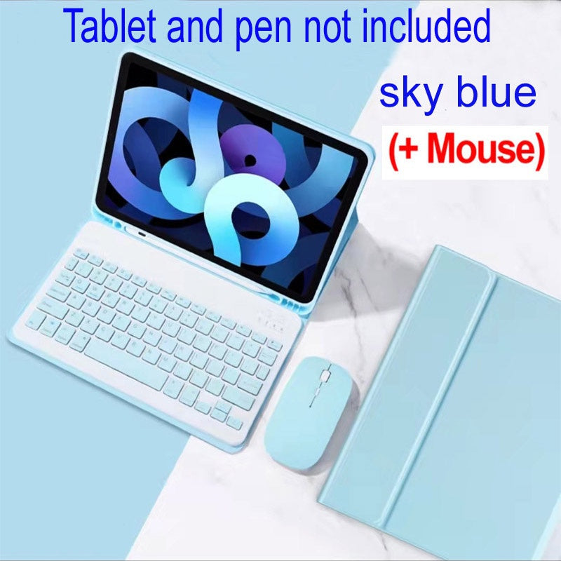 Capa de Teclado para Samsung Galaxy Tab S6 Lite 10.4 A7 A8 S7 S8 S7 FE S7 Plus S8 Plus Capa Magnética Sem Fio Bluetooth