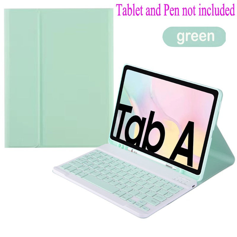 Caso Galaxy Tab S7 FE Com Teclado Para Samsung Galaxy Tab S7 FE 12.4 2021 SM-733 SM-736 Sem Fio Teclado Bluetooth Mouse
