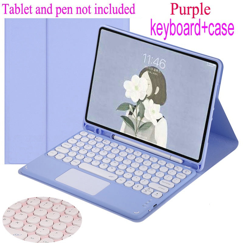 Capa com Teclado Touchpad para Samsung Galaxy Tab A7 10.4 SM-T500 SM-505 A8 10.5 A9 + Plus 11, Teclado Bluetooth com Tou