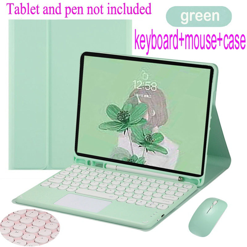 Capa de teclado com touchpad magnético removível para Samsung Galaxy Tab S9 FE 10.9'' 2023 SM-X510 SM-X516, capa de tecl