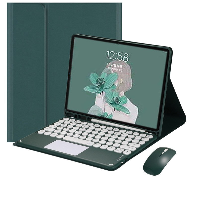 Teclado com Capa para iPad Pro 11 polegadas 2018 2020 2021 2024 Teclado Bluetooth Sem Fio Magnético Destacável Capa de M