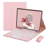 Capa de teclado para Samsung Galaxy Tab S6 Lite 10.4 2020 2022 2024 A8 10.5" X200 X205 X207 A7 10.4" 2020 SM-T500 T505 c