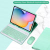 Capa de Teclado para Samsung Galaxy Tab S6 Lite 10.4 A7 A8 S7 S8 S7 FE S7 Plus S8 Plus Capa Magnética Sem Fio Bluetooth