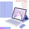 Capa Do Teclado Para iPad 9.7 10.2 5a 6a 7a 8a 9a Geração 10a 10.9‘’ Air 3 4 5 11 2024 Pro 11 mouse Sem Fio Bluetooth