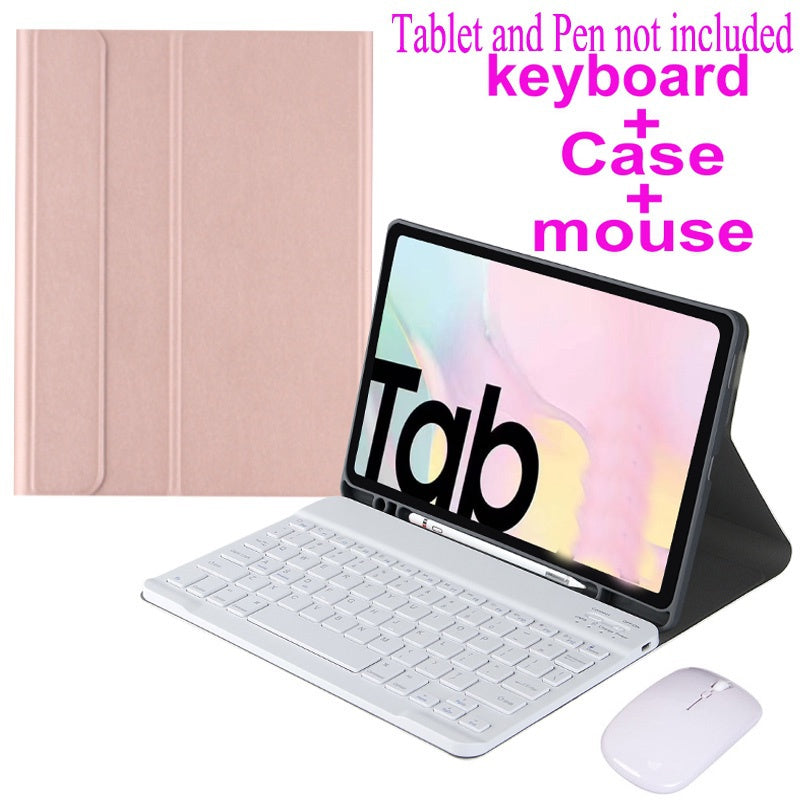 Capa de teclado Galaxy Tab A8 para Samsung Galaxy Tab A8 LTE 10.5 ''2022 SM-X200 SM-X205 A9 Plus 11 S9 FE 10.9 sem fio B