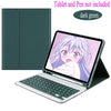 Caso Galaxy Tab S7 FE Com Teclado Para Samsung Galaxy Tab S7 FE 12.4 2021 SM-733 SM-736 Sem Fio Teclado Bluetooth Mouse