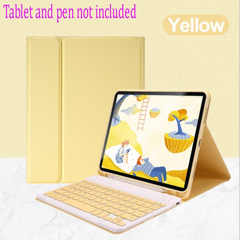 Capa com Teclado para iPad Mini 1 2 3 4 5 6 Teclado Bluetooth Sem Fio Destacável Magneticamente Capa de Couro Slim com S