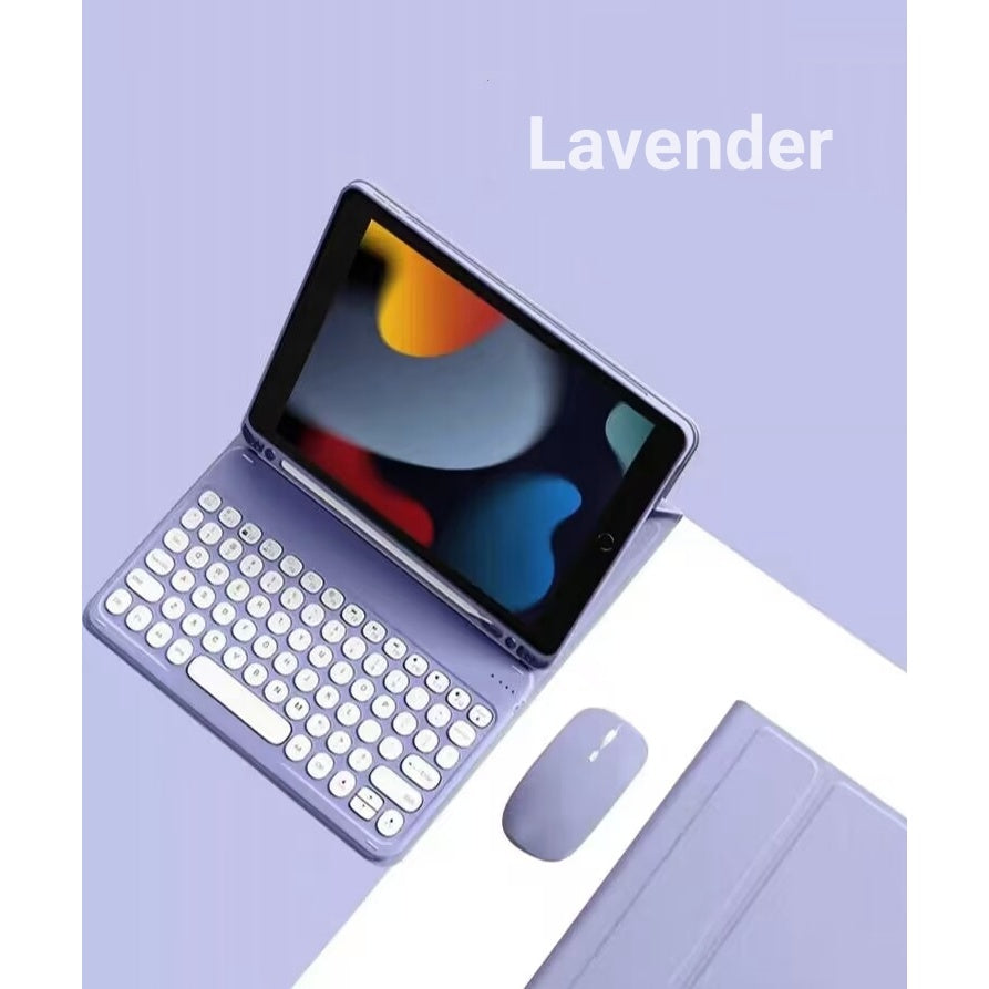 Capa com Teclado Bluetooth para iPad Air 4 5 10.9 "2022 iPad 10 Pro 11 9.7 10.5 Air 3 iPad 7ª 8ª Geração Sem Fio Capa de