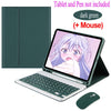 Capa de teclado para Galaxy Tab A8, para Samsung Galaxy Tab A8 10.5 2021 SM-X200 SM-X205 A9 + Plus SM-X210/X216B/X218U,