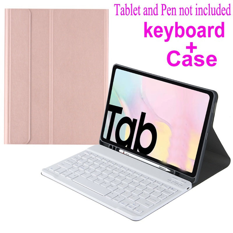 Capa de teclado Galaxy Tab A8 para Samsung Galaxy Tab A8 LTE 10.5 ''2022 SM-X200 SM-X205 A9 Plus 11 S9 FE 10.9 sem fio B