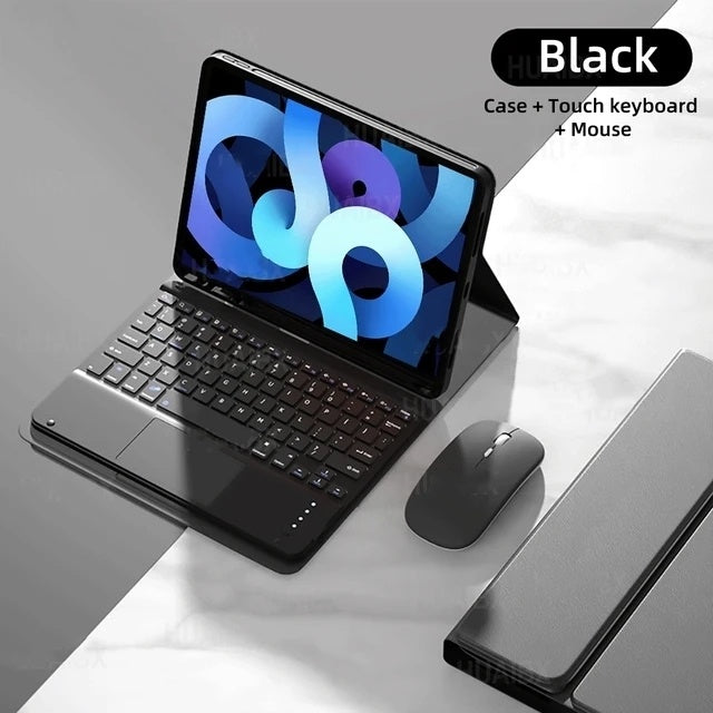 Capa para iPad 10 2022 10.9" Air 5 4 Pro 10.5 11 9.7 iPad 7ª 8ª 9ª Geração 10.2" Capa Magnética Bluetooth Touchpad Tecla