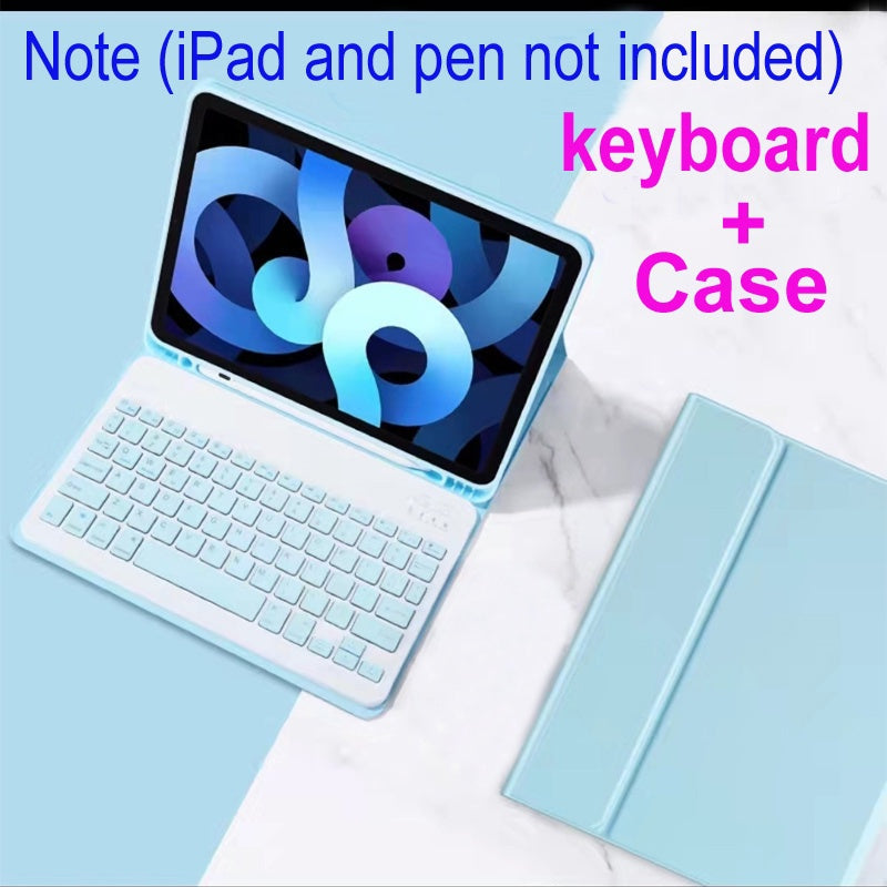 Capa de teclado para Samsung Galaxy Tab A8 LTE 10.5 ''2022 SM-X200 SM-X205 X207, capa magnética destacável, teclado sem