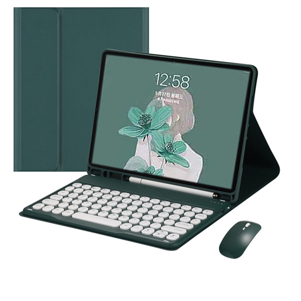 Capa com Teclado Bluetooth para iPad Air 4 5 10.9 "2022 iPad 10 Pro 11 9.7 10.5 Air 3 iPad 7ª 8ª Geração Sem Fio Capa de