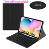 Capa de teclado Galaxy Tab S7 fe para Samsung Galaxy Tab S6 Lite A7 S7 S7 Plus, capa de teclado e mouse Bluetooth magnét