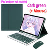 Capa Do Teclado Para iPad 9.7 10.2 5a 6a 7a 8a 9a Geração 10a 10.9‘’ Air 3 4 5 11 2024 Pro 11 mouse Sem Fio Bluetooth