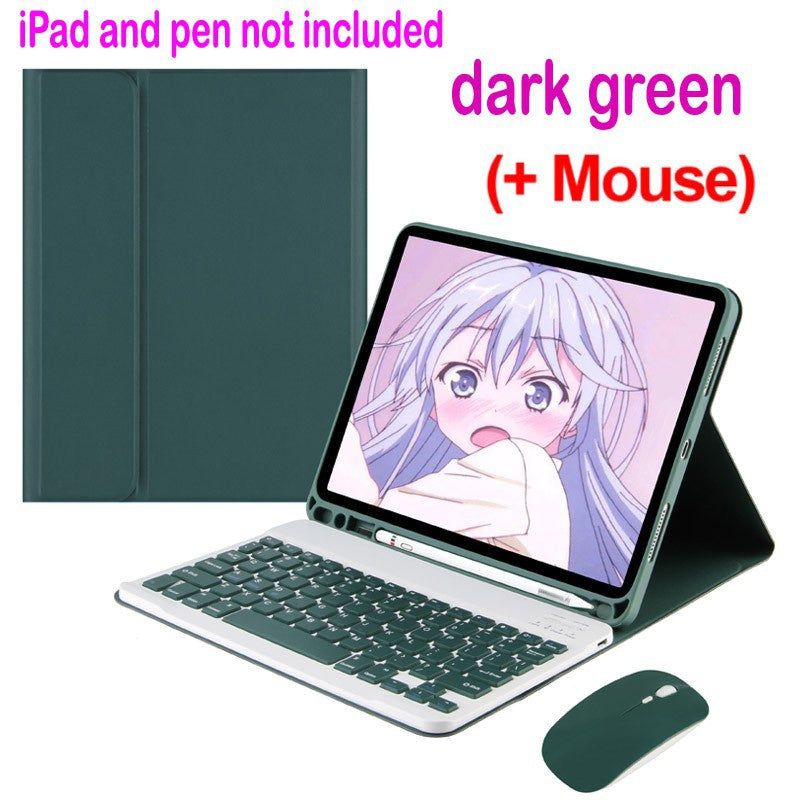 Capa Do Teclado Para iPad 9.7 10.2 5a 6a 7a 8a 9a Geração 10a 10.9‘’ Air 3 4 5 11 2024 Pro 11 mouse Sem Fio Bluetooth