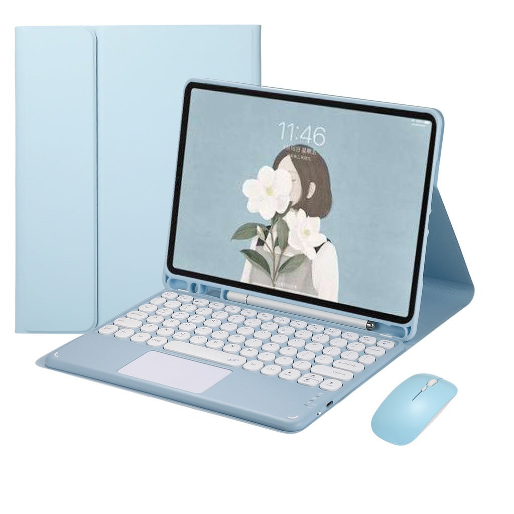 Capa de teclado para Samsung Galaxy Tab S6 Lite 10.4 2020 2022 2024 A8 10.5" X200 X205 X207 A7 10.4" 2020 SM-T500 T505 c