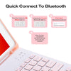 Caso Galaxy Tab S7 FE Com Teclado Para Samsung Galaxy Tab S7 FE 12.4 2021 SM-733 SM-736 Sem Fio Teclado Bluetooth Mouse