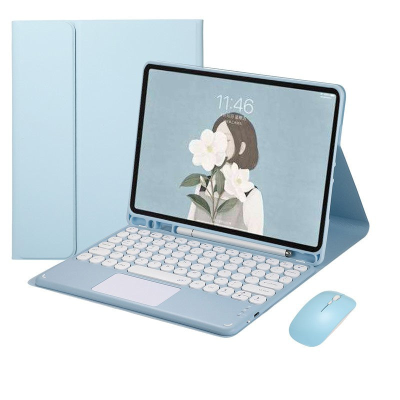 Teclado com Capa para iPad Pro 11 polegadas 2018 2020 2021 2024 Teclado Bluetooth Sem Fio Magnético Destacável Capa de M