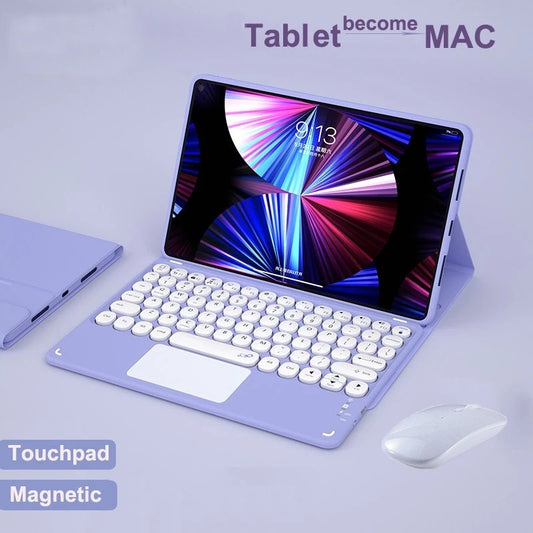 Caso Teclado Para Xiaomi Redmi SE Pad 11 "2023 magnético destacável sem fio Bluetooth touchpad teclado tampa do mouse Ca