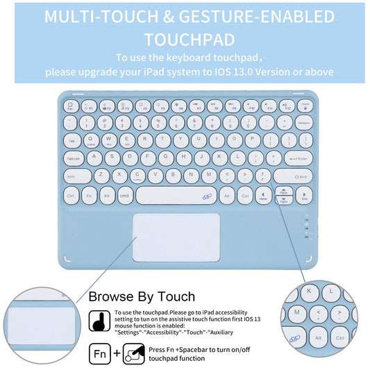 Capa de teclado para Samsung Galaxy Tab A8 10.5 2022 SM-X200 SM-X205 A7 10.4 ''SM-T500/T505 A9 + Plus 11, magnética, des