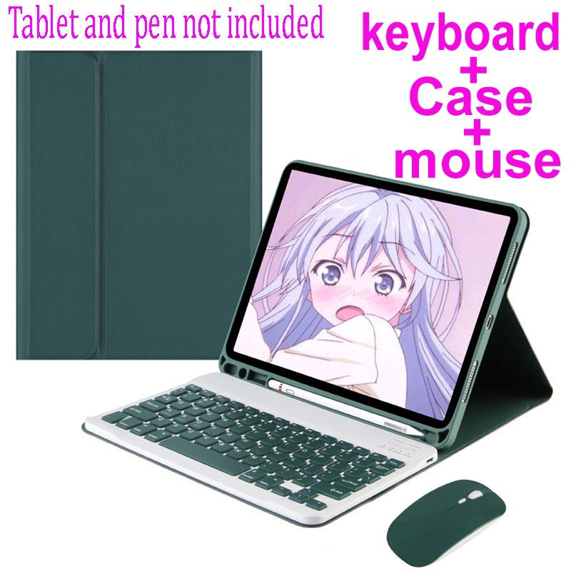 Capa de teclado para Samsung Galaxy Tab A8 LTE 10.5 ''2022 SM-X200 SM-X205 X207, capa magnética destacável, teclado sem