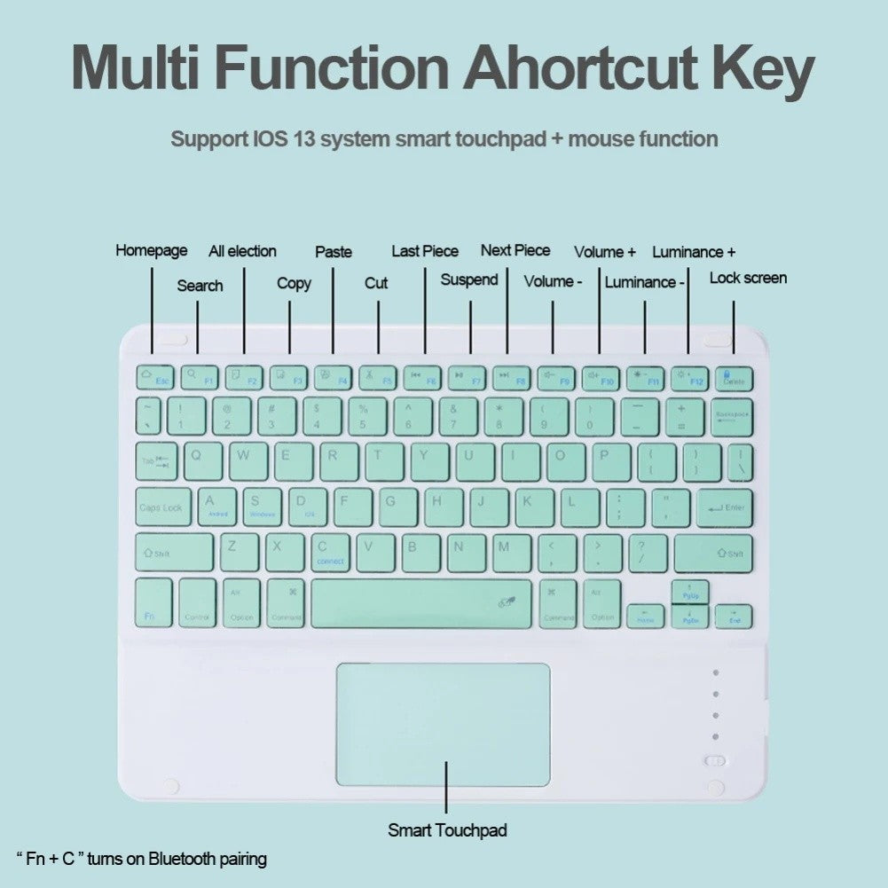 Capa de teclado para Xiaomi Pad 6 11 6 Pro 11 polegada 2023 mipad 5 11 5 Pro 11 polegada para Redmi Pad SE 11 10.61 Mous