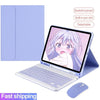 Capa S9 FE com teclado para Samsung Galaxy Tab S9 FE SM-X510 X516B 11'' Capa magnética sem fio Bluetooth teclado mouse c