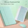 Capa de teclado e mouse sem fio Bluetooth para tablet Samsung Galaxy Tab A7 10.4'' SM-T500 / T505 A8 10.5'' SM-X200/X205